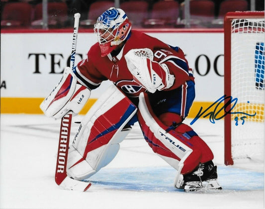 Signed Kevin Poulin Montreal Canadiens Laval Autographed 8x10 Photo #1 Original