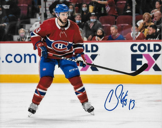 Photo autographiée 8x10 des Canadiens de Montréal signée Cédric Paquette #1 Original