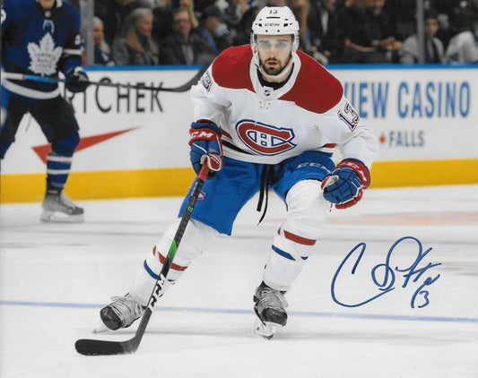 Photo autographiée 8x10 des Canadiens de Montréal signée Cédric Paquette #2 Original