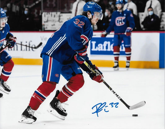 Photo autographiée 8x10 des Canadiens de Montréal signée Rem Pitlick #3