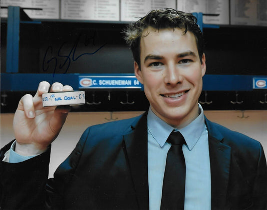 Signed Corey Schueneman Montreal Canadiens Autographed 8x10 Photo #6 Original