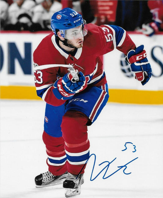 Signed Victor Mete Montreal Canadiens Autographed 8x10 Photo #1 Original