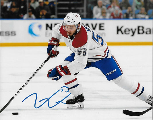 Signed Victor Mete Montreal Canadiens Autographed 8x10 Photo #2 Original