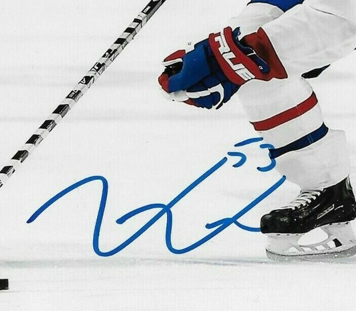 Signed Victor Mete Montreal Canadiens Autographed 8x10 Photo #2 Original
