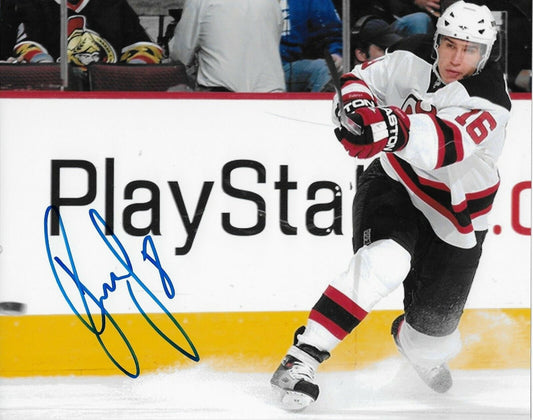 Signed Dainius Zubrus New Jersey Devils Autographed 8x10 Photo #2 Original