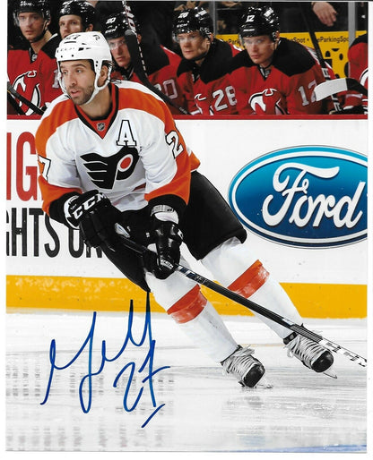 Signed Maxime Talbot Philadelphia Flyers Autographed 8x10 Photo #2 Original