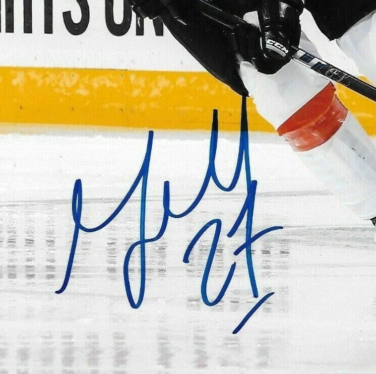 Signed Maxime Talbot Philadelphia Flyers Autographed 8x10 Photo #2 Original
