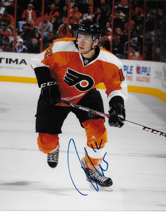 Photo autographiée 8x10 signée Michael Raffl des Flyers de Philadelphie #1