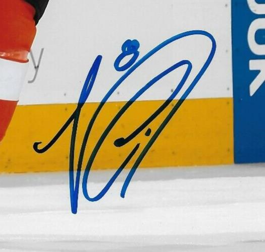Signed Nicklas Grossman Philadelphia Flyers Autographed 8x10 Photo #2 Original
