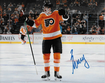 Signed Egor Zamula Philadelphia Flyers Autographed 8x10 Photo #2 Original