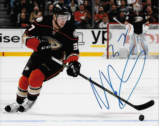 Signed Nick Ritchie Anaheim Ducks Autographed 8x10 Photo #1 Original