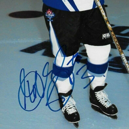 Photo autographiée 8x10 originale signée par Igor Kravchuk, All Star des Sénateurs d'Ottawa