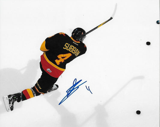 Signed Jordan Subban Belleville Bulls Autographed 8x10 Photo #2 Original
