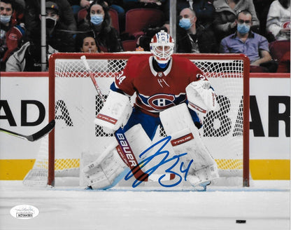 Photo 8x10 signée par Jake Allen des Canadiens de Montréal #20 Signature privée avec JSA