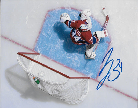 Signed Jake Allen Montreal Canadiens Autographed 8x10 Photo #2 Private Signing