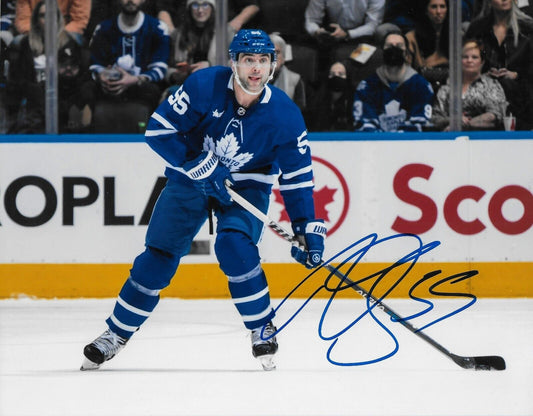 Photo autographiée 8x10 de Mark Giordano des Maple Leafs de Toronto #1