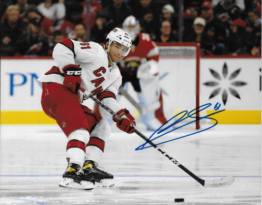 Signed Ryan Suzuki Carolina Hurricanes Autographed 8x10 Photo #1 Original