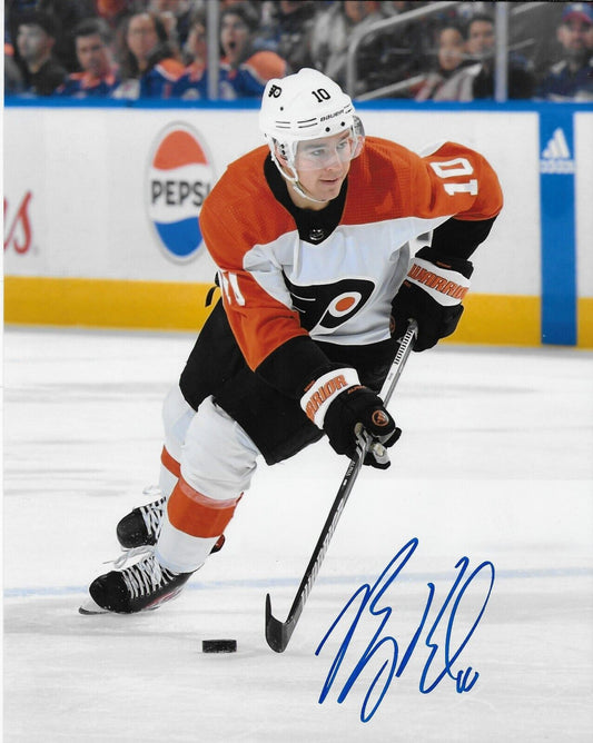 Signed Bobby Brink Philadelphia Flyers Autographed 8x10 Photo #1 Original