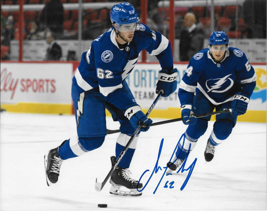 Signed Jack Finley Tampa Bay Lightning Autographed 8x10 Photo #2 Original