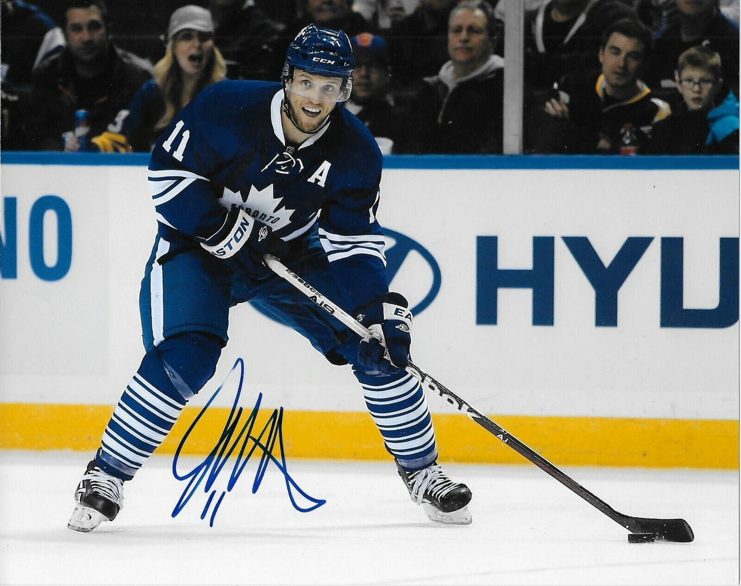 Signed Jay McClement Toronto Maple Leafs Autographed 8x10 Photo #1 Original