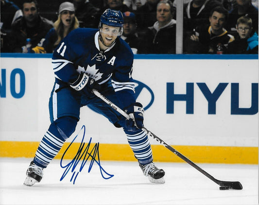 Signed Jay McClement Toronto Maple Leafs Autographed 8x10 Photo #1 Original