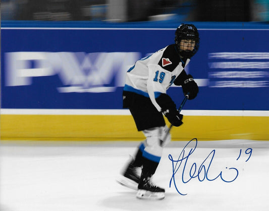 Signed Rebecca Leslie PWHL Toronto  Womens Team Canada Hockey  8x10 Photo #3