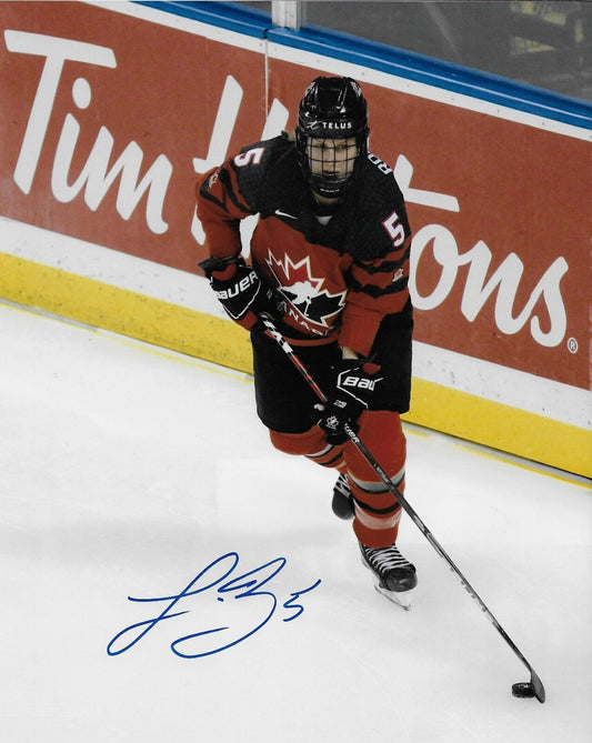 Signed Lauriane Rougeau PWHL Toronto Team Canada Womens Hockey 8x10 Photo #7