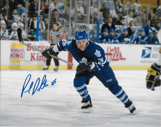 Signed Paul Dipietro Toronto Maple Leafs Autographed 8x10 Photo #4 Original