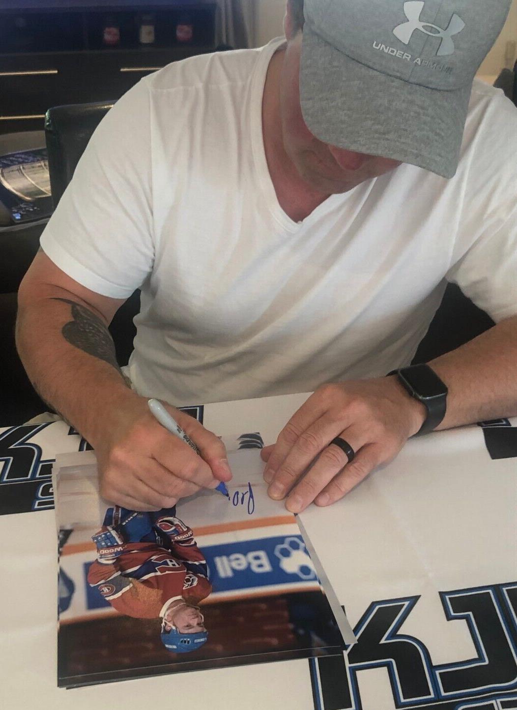Signed Paul Dipietro Toronto Maple Leafs Autographed 8x10 Photo #4 Original