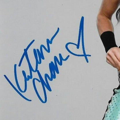 Katana Chance dédicacée WWE NXT 8x10 Photo #5 Original