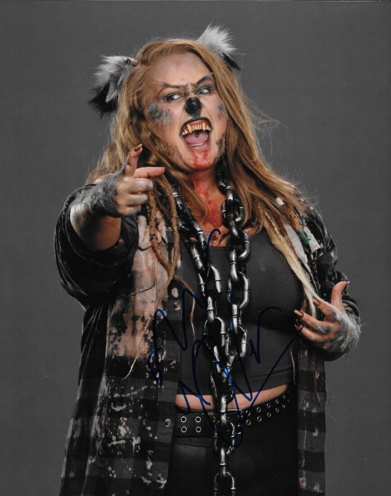 Photo autographiée de la WWE NXT 8x10 signée Piper Niven Wrestling #5 Original