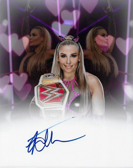 Photo autographiée de Natalya Neidhart Wrestling WWE NXT 8x10 #6 Original
