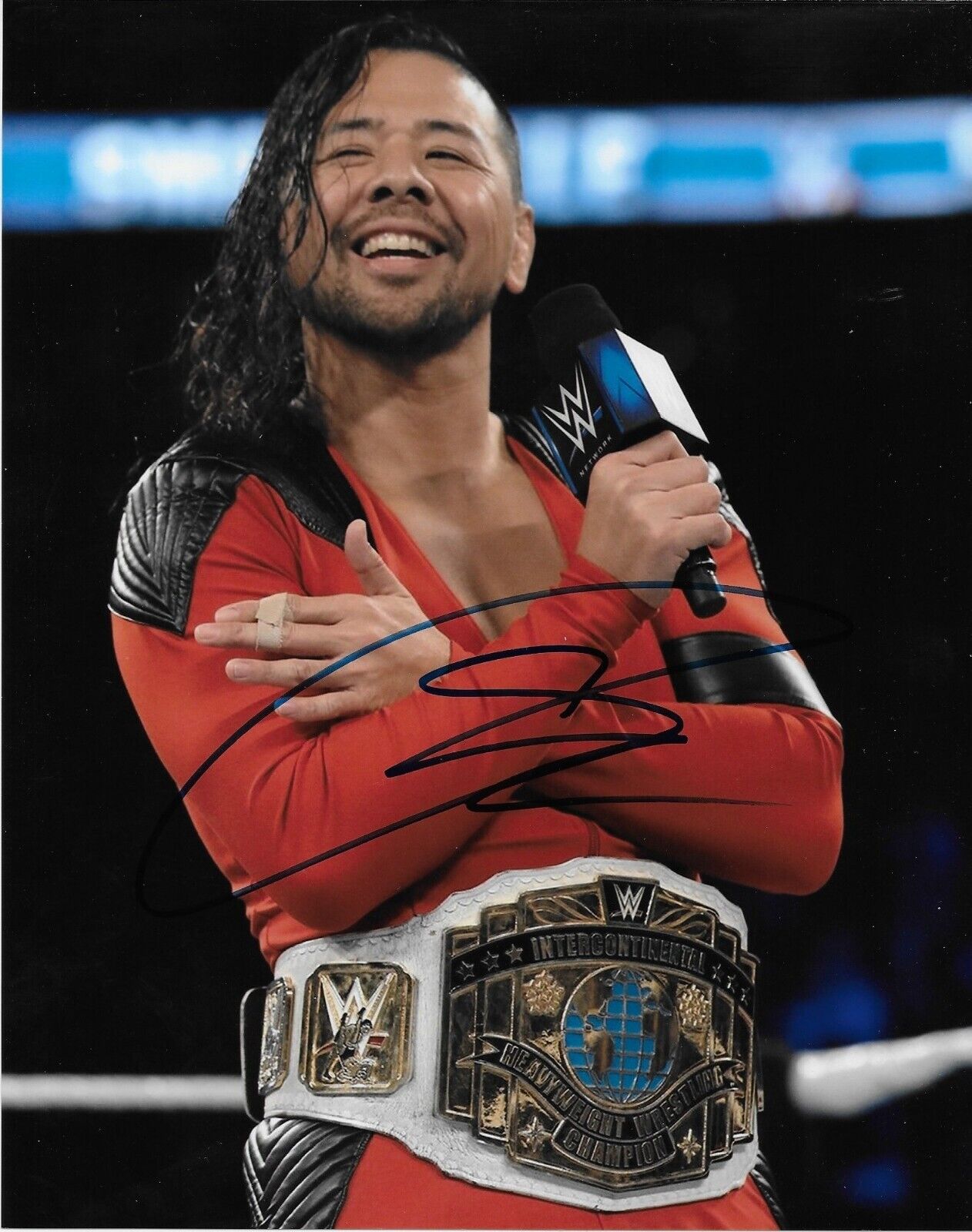 Signed Shinsuke Nakamura Wrestling Autographed WWE 8x10 Photo #1 Original