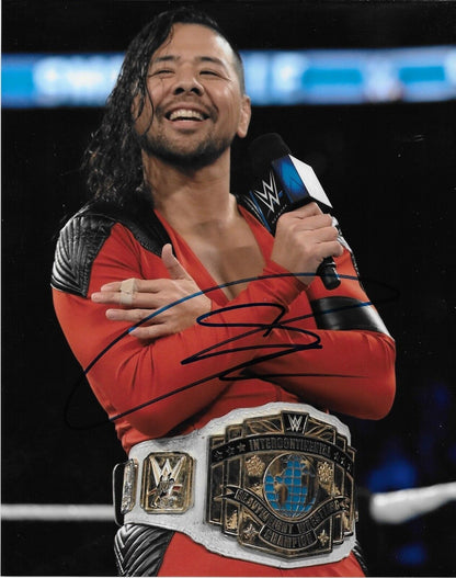 Signed Shinsuke Nakamura Wrestling Autographed WWE 8x10 Photo #1 Original