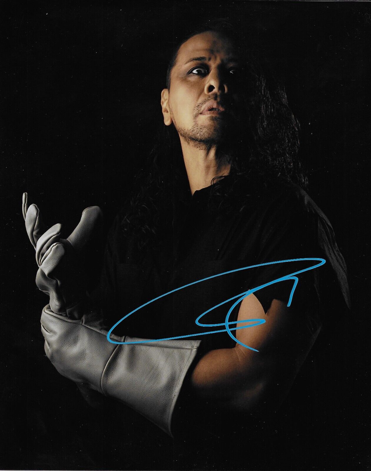Photo autographiée de lutte de Shinsuke Nakamura WWE 8x10 #2 originale