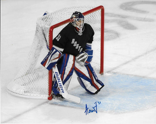 Photo autographiée 8x10 de l'équipe de hockey féminin de Boston de la PWHL signée Aerin Frankel 1 Original