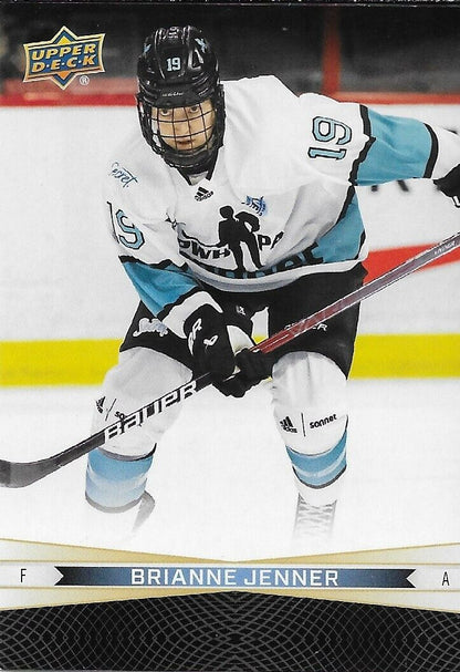 Carte Tim Hortons Upper Deck 2023/24 signée Hannah Brandt #98 Original