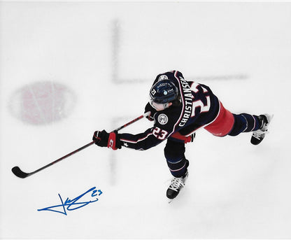 Signed Jake Christiansen Columbus Blue Jackets Autographed 8x10 Photo 4 Original