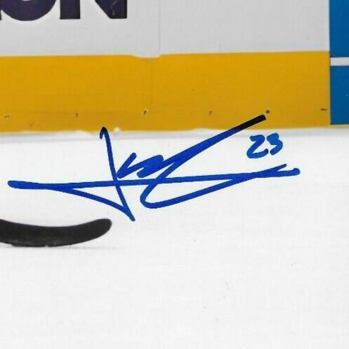 Signed Jake Christiansen Columbus Blue Jackets Autographed 8x10 Photo 2 Original