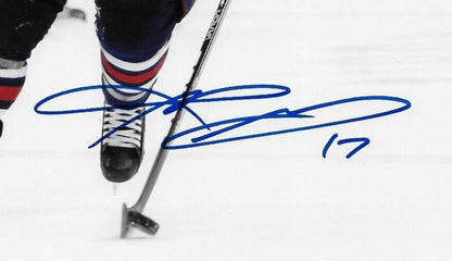 Signed Mark Letestu Columbus Blue Jackets Autographed 8x10 Photo #1 Original