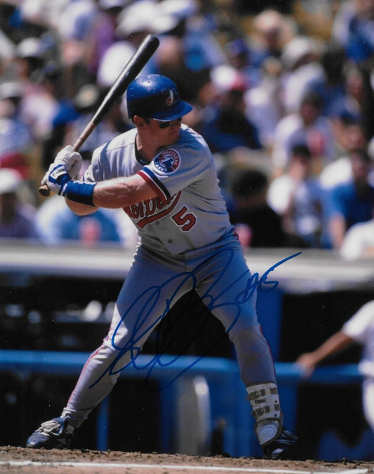 Signed Sean Berry Montreal Expos Autographed 8x10 Photo #1 Original