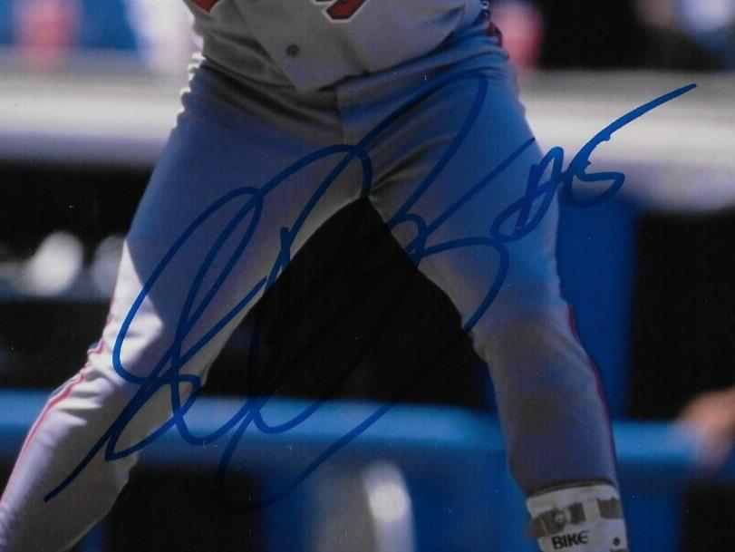 Signed Sean Berry Montreal Expos Autographed 8x10 Photo #1 Original