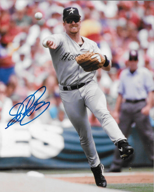 Signed Sean Berry Houston Astros Autographed 8x10 Photo #3 Original