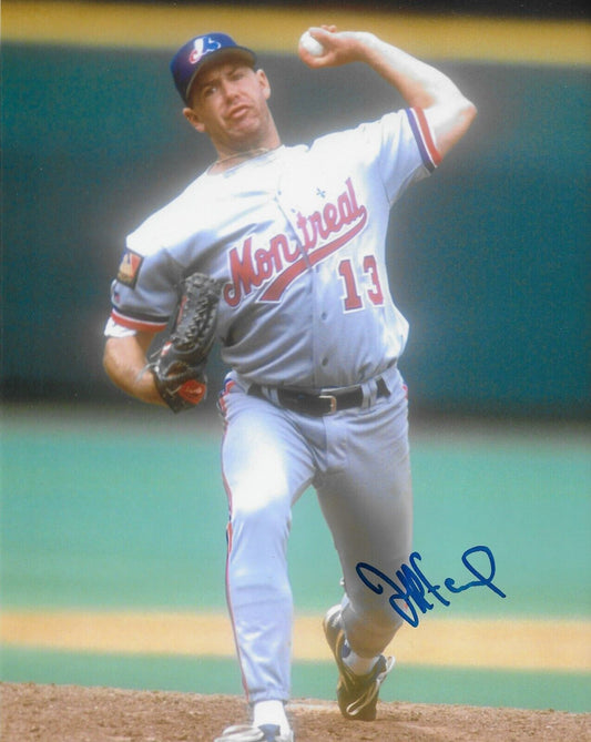 Signed Jeff Fassero  Montreal Expos Autographed 8x10 Photo #2 Original
