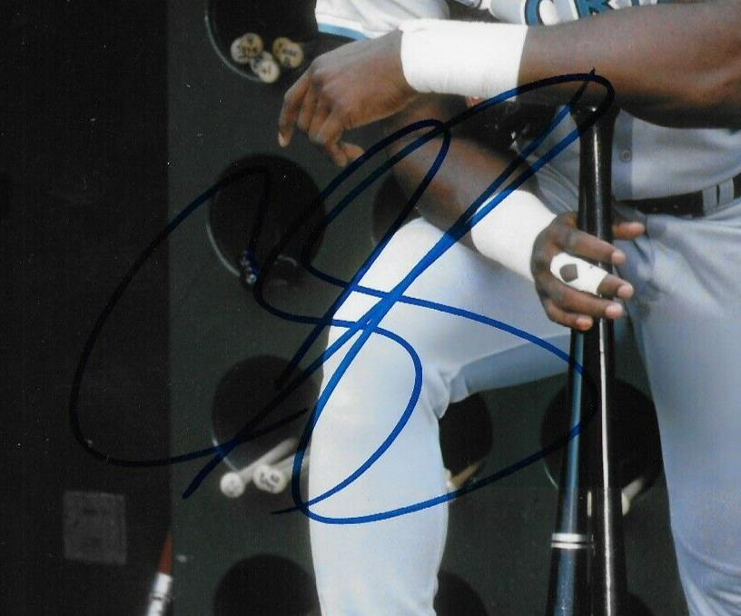 Signed Cliff Floyd  Florida Marlins Autographed 8x10 Photo #3 Original