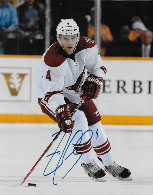 Photo autographiée 8x10 de Zbynek Michalek des Coyotes de l'Arizona n° 3 originale