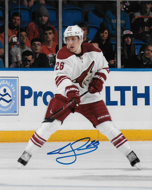 Photo autographiée 8x10 de Michael Stone des Coyotes de l'Arizona n°2