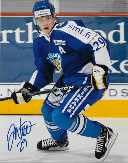 Signed Joonas Nattinen Team Finland Montreal Canadiens 8x10 Photo #1 Original