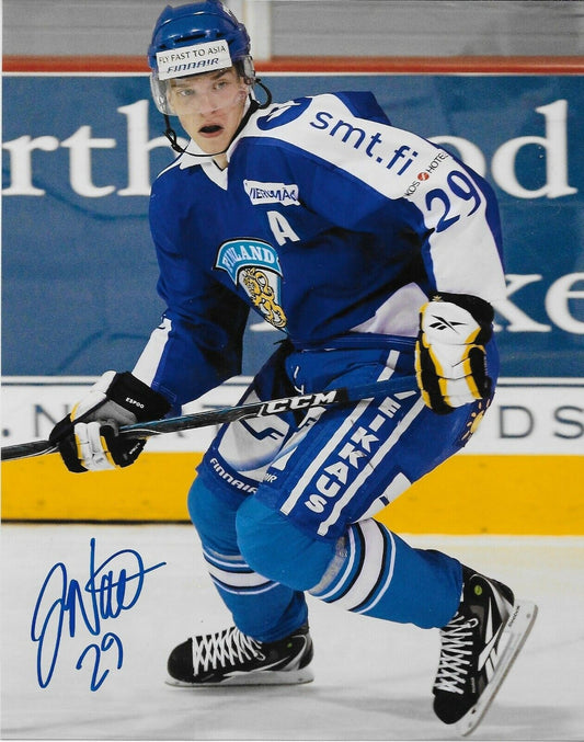 Signed Joonas Nattinen Team Finland Montreal Canadiens 8x10 Photo #1 Original