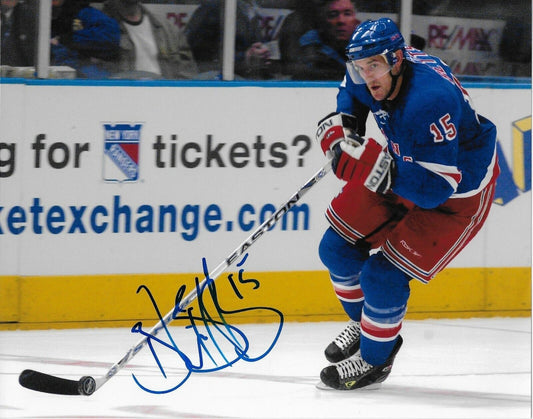 Signed Blair Betts New York Rangers Autographed 8x10 Photo #2 Original